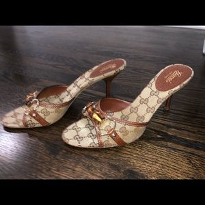 Gucci sandals slippers heels